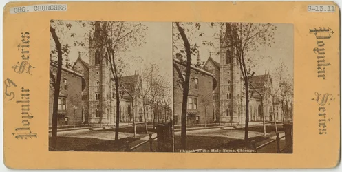Kirche des Heiligen Namens, Chicago, ca. 1870